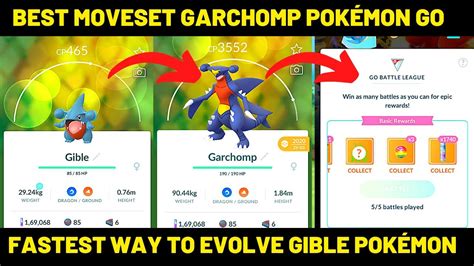 pokemon go garchomp best moveset.